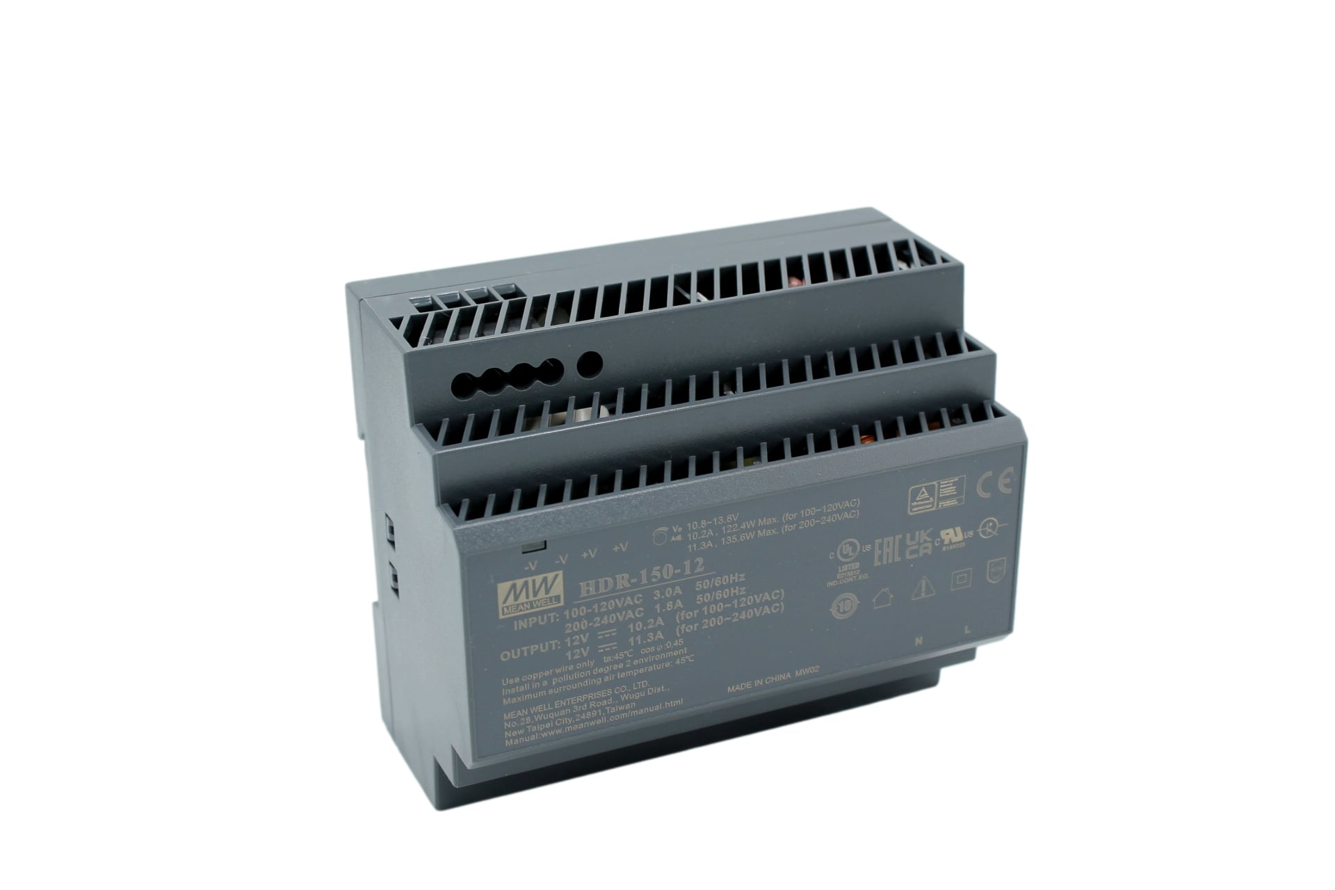 meanwell-hdr-150-12-din-rail-power-supply-meanwell-hutschienen-netzteil-top 