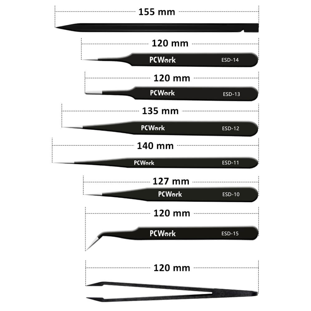 pcw08f-precision-tweezers-set-8pieces-pinzetten-set-pcwork-8teilig-size-groesse 