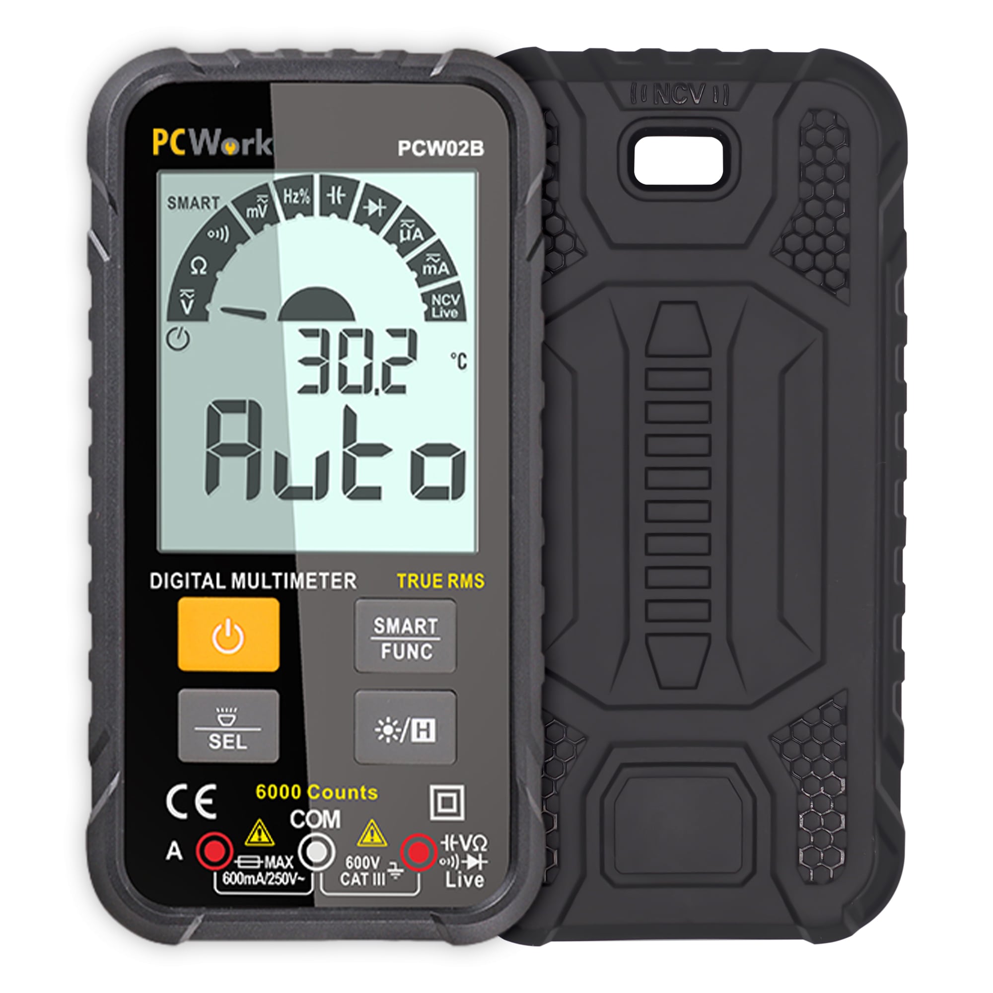 pcw02b-pcwork-smart-digital-multimeter-front-back-rubber-casing-protection  