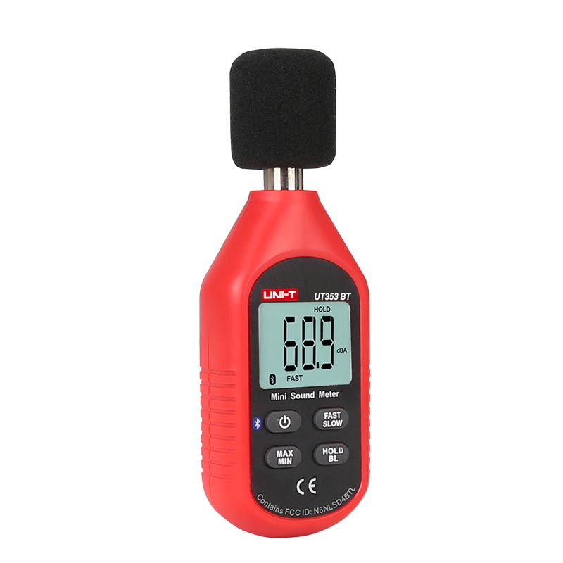 ut353bt i-sound-level-meter-bluetooth-uni-t-uni-trend-front-side-left
