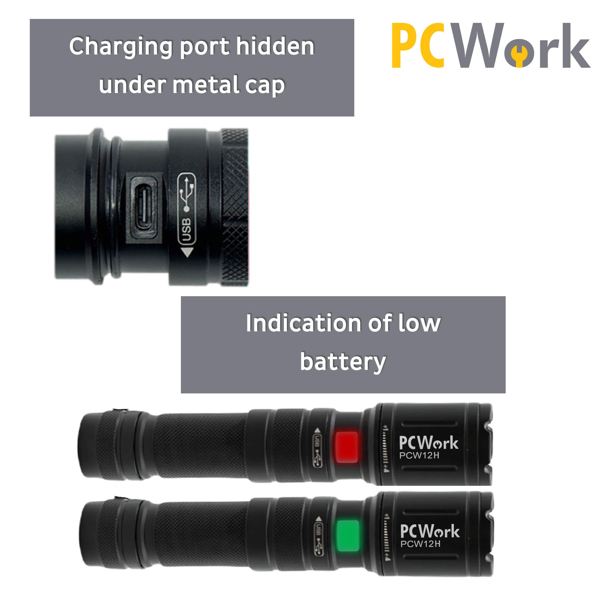 pcw12h-flashlight-charging-incdication-dust-proof-charging-cap