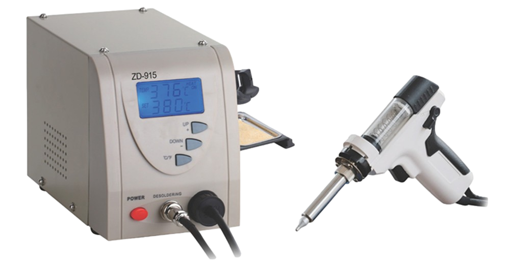 ZD-915 Entlötstation, digital, professionell, 200W, 160°-480°C, Vakuumpumpe