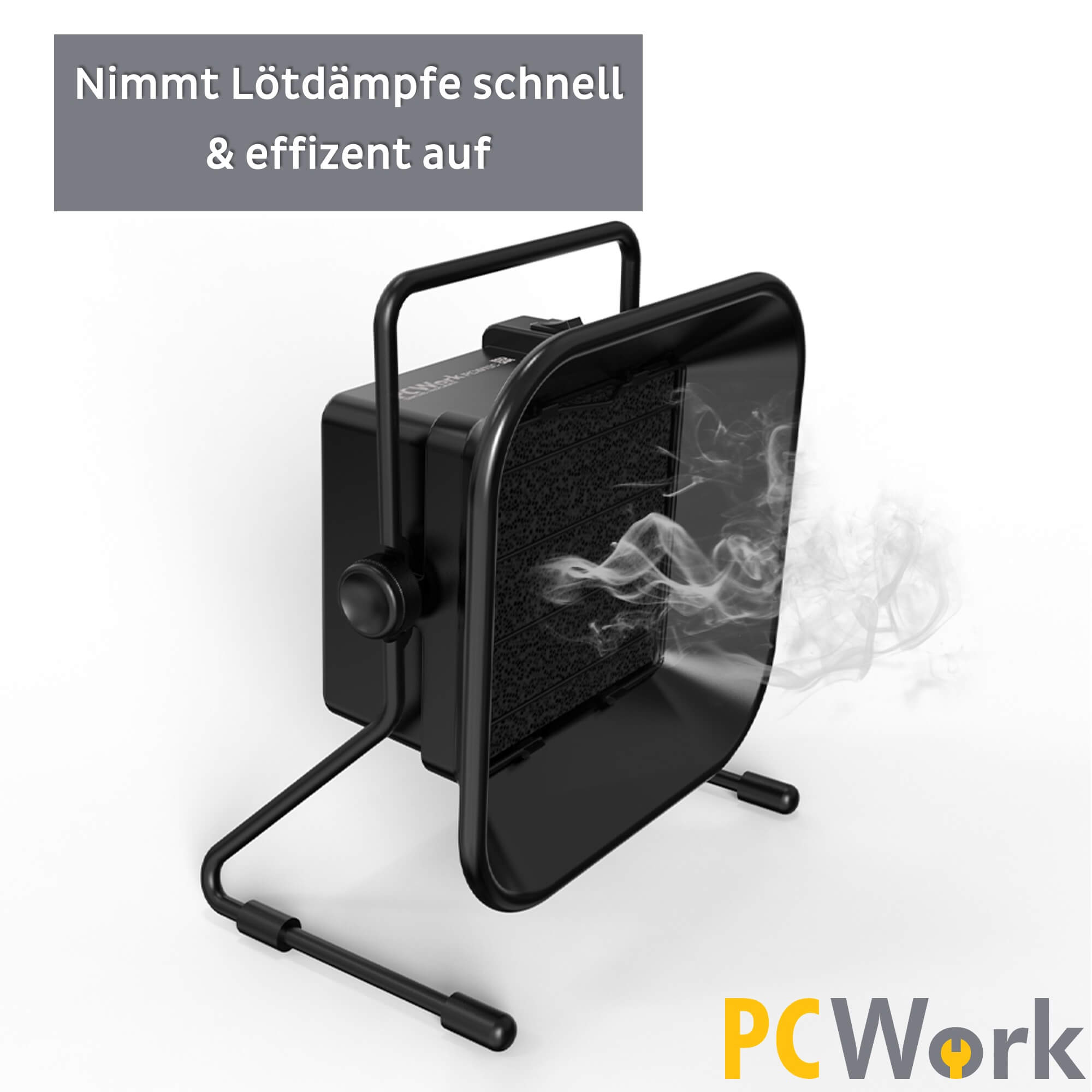 PCW10C Lötrauchabsaugung ESD-safe, Lötdampf-Absauger, Rauchabsauger, Aktivkohle
