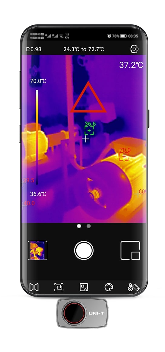 uti720m-smartphone-waermebildkamera-anwedungsbeispiel-thermal-imager-application-12