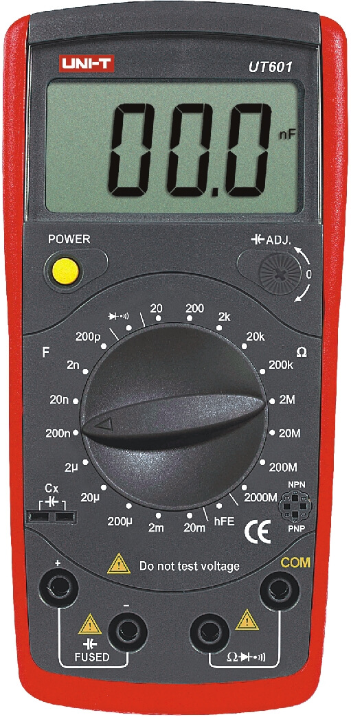 ut601-inductance-capacitance-meter-uni-t-uni-trend-frontside-vorderseite 