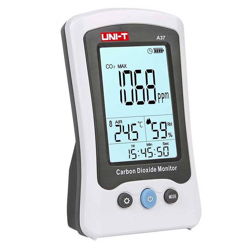 uni-t-a37-co2-monitor-air-quality-carbon-dioxide-monitor-front-side-2 