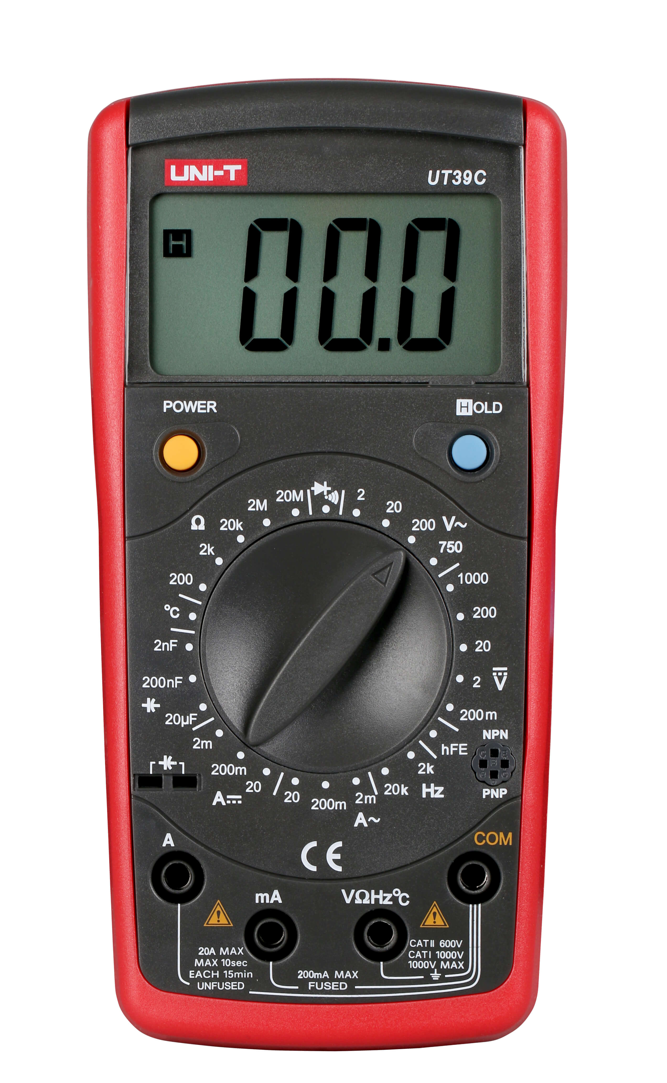 ut39c-true-rms-digitalmultimeter-uni-t-uni-trend-frontside-vorderseite 