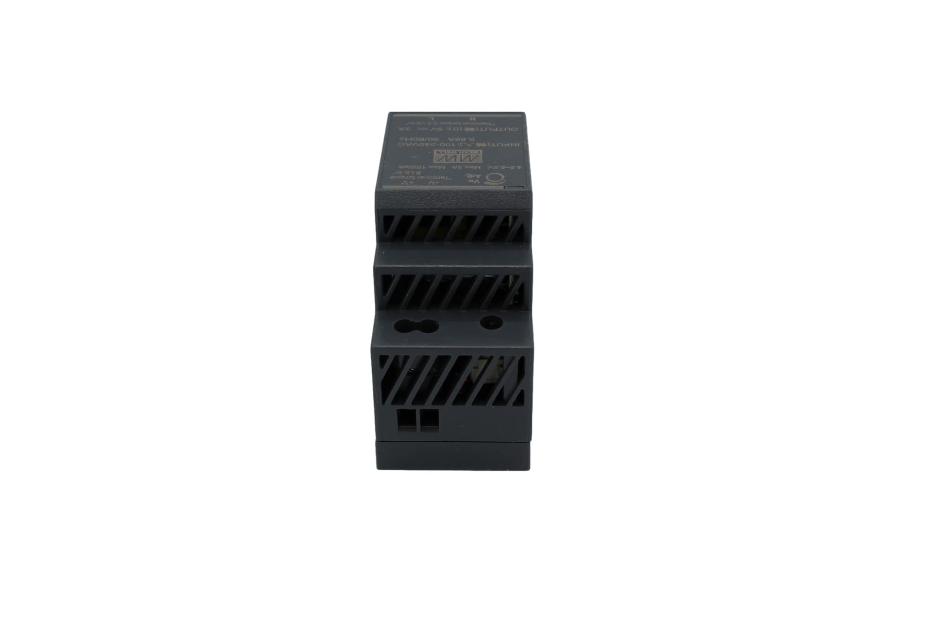 meanwell-hdr-30-5-din-rail-power-supply-meanwell-hutschienen-netzteil-side 