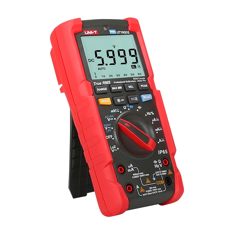 uni-t-ut195ds-digital-multimeter-digitales-mehrfachmessgeraet-digitales-mulitimeter-unitrend-front-side 