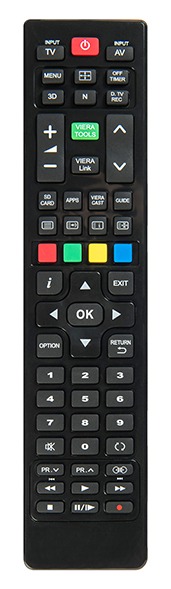 SUPERIOR Panasonic Smart TV - Ersatzfernbedienung (SUPTRB003)