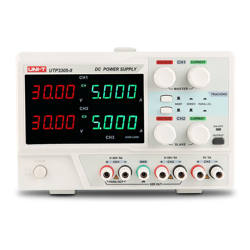 utp3305-ii-three-channel-linear-dc-power-supply-uni-t-uni-trend-labornetzteil-front 