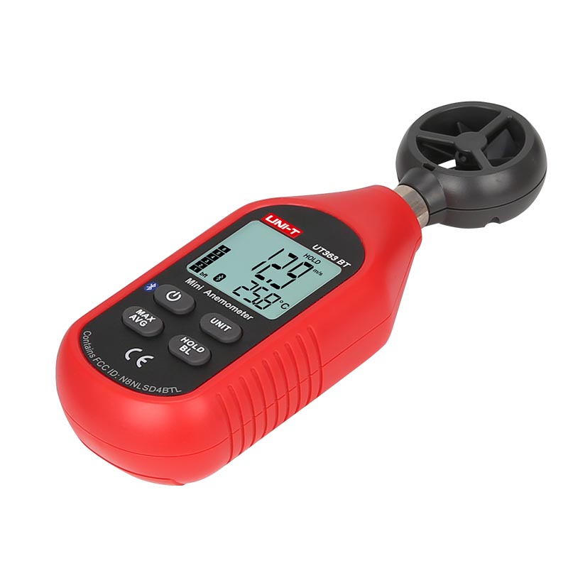 ut363bt i-anemometer-bluetooth-uni-t-uni-trend-side-left