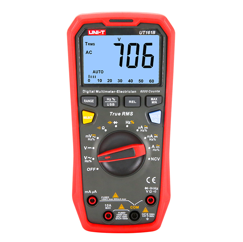 uni-t-ut161b-true-rms-digital-multimeter-digitales-multimeter-unitrend-front 