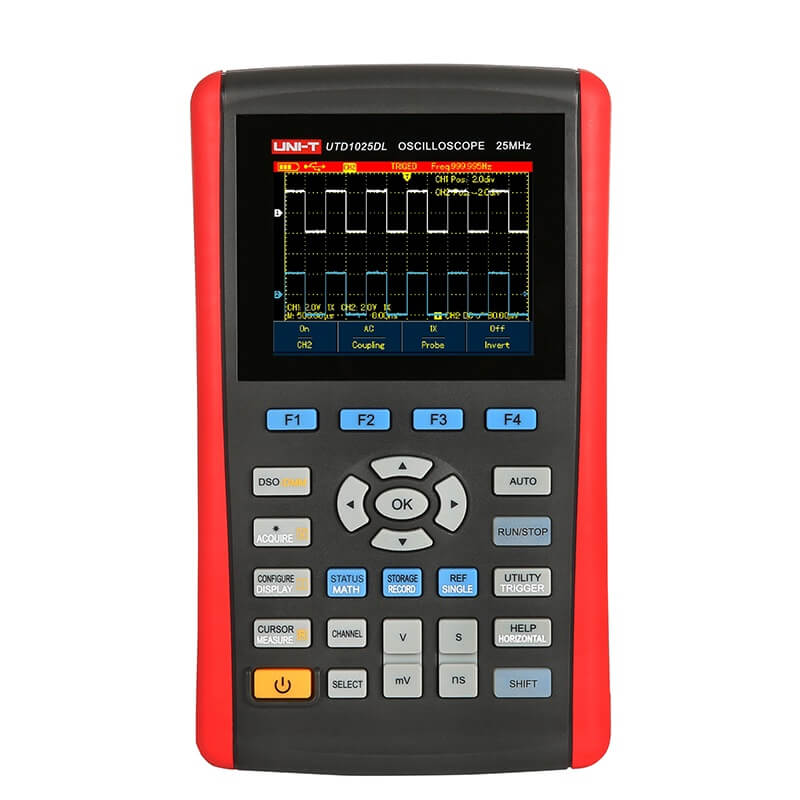 uni-t-utd1025dl-oscilloscope-oszilloskop-unitrend-front 