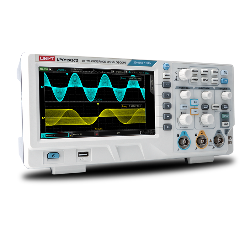 UPO1202CS-uni-t-osciloscope-side 