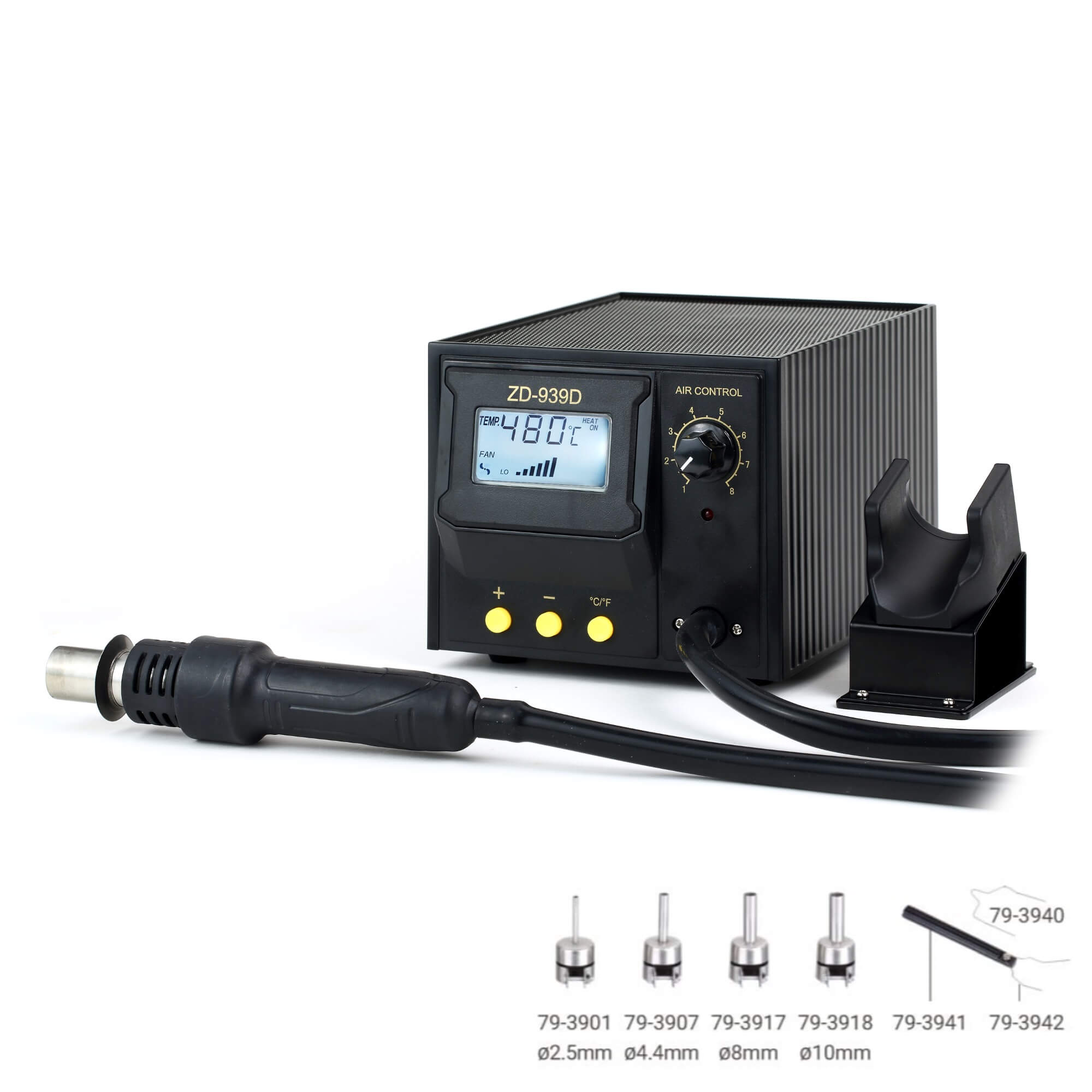 ZD-939D ESD Heißluftstation 320W 160-480°C 24L/min ESD-sicher