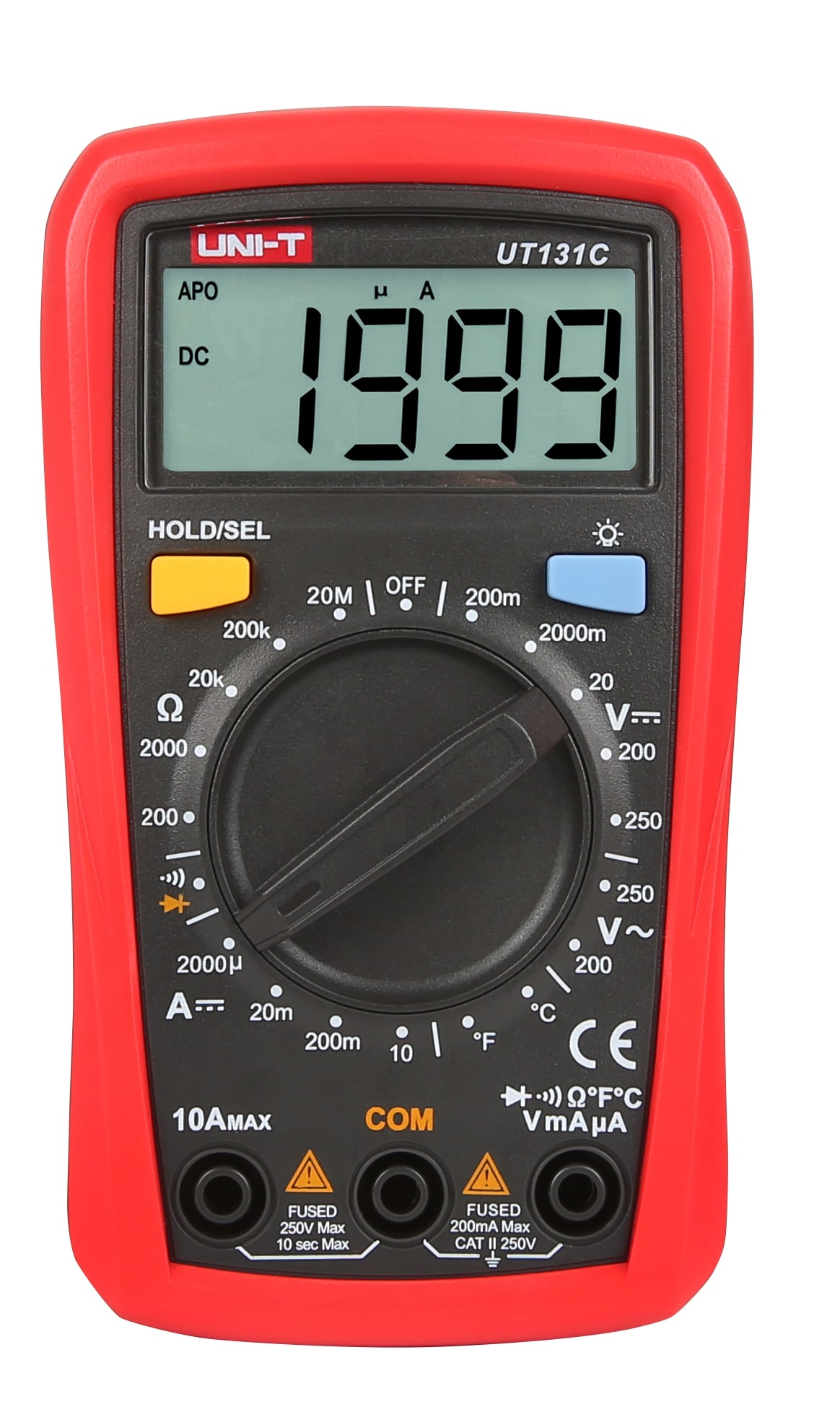 ut131c-palm-size-digital-multimeter-uni-t-uni-trend-vorderseite-frontside 
