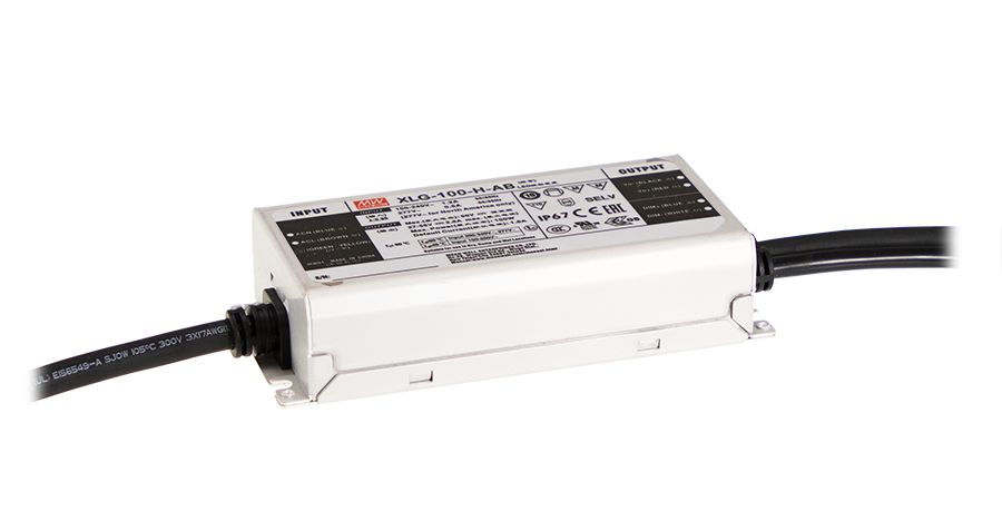 XLG-100-12-A Led-Trafo, IP67 96W, 12V, 8A CV + CC, MEAN WELL