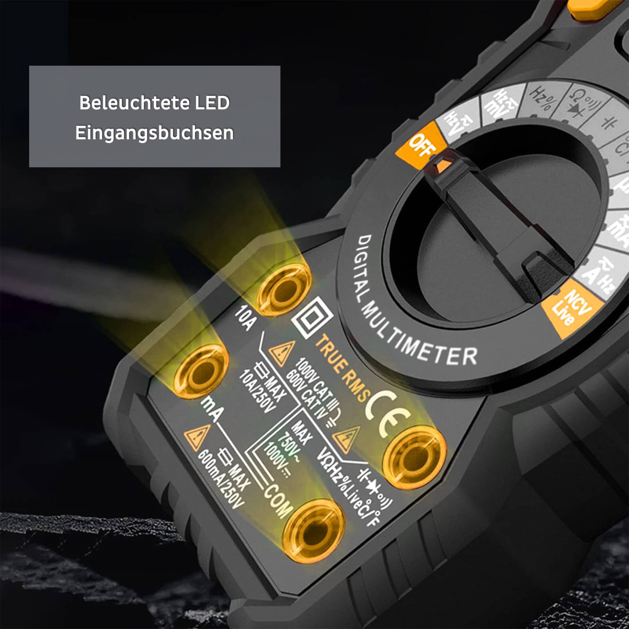 PCW02A Digitalmultimeter, True RMS, CAT IV 600V