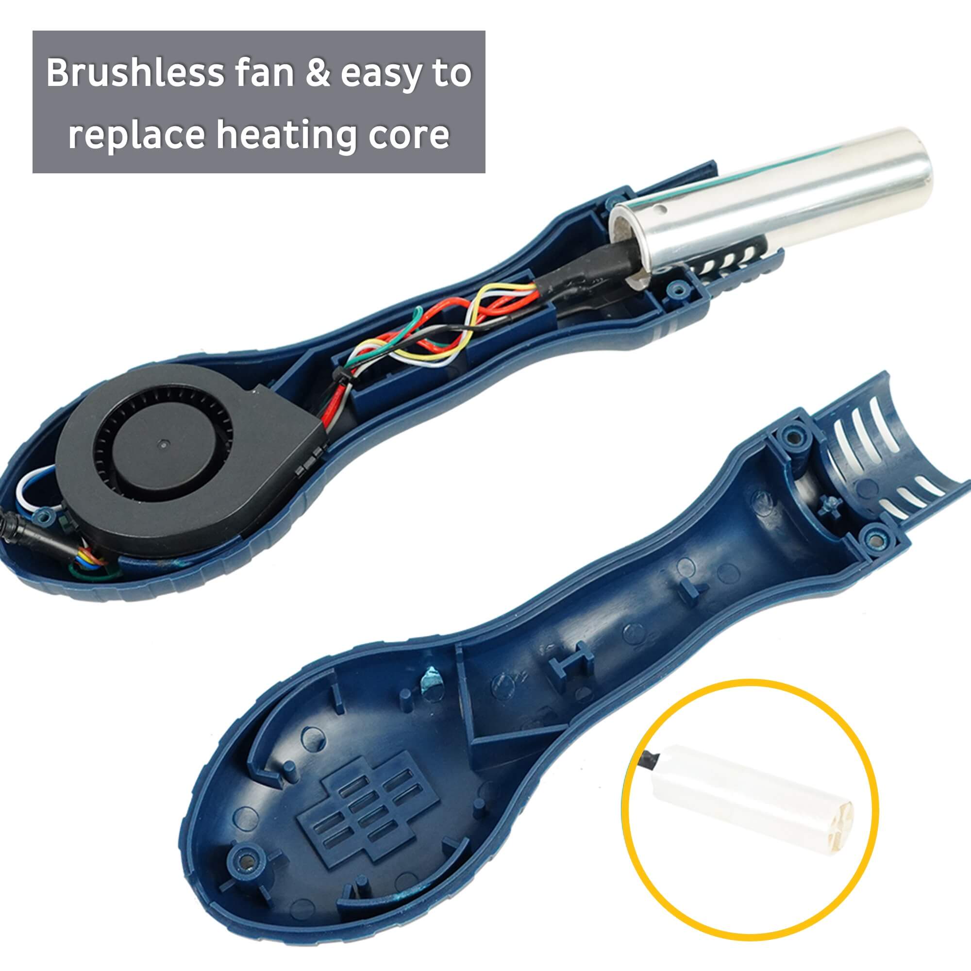 PCW09C 2-in-1 Heißluftstation Lötstation 650W 2 Kanäle