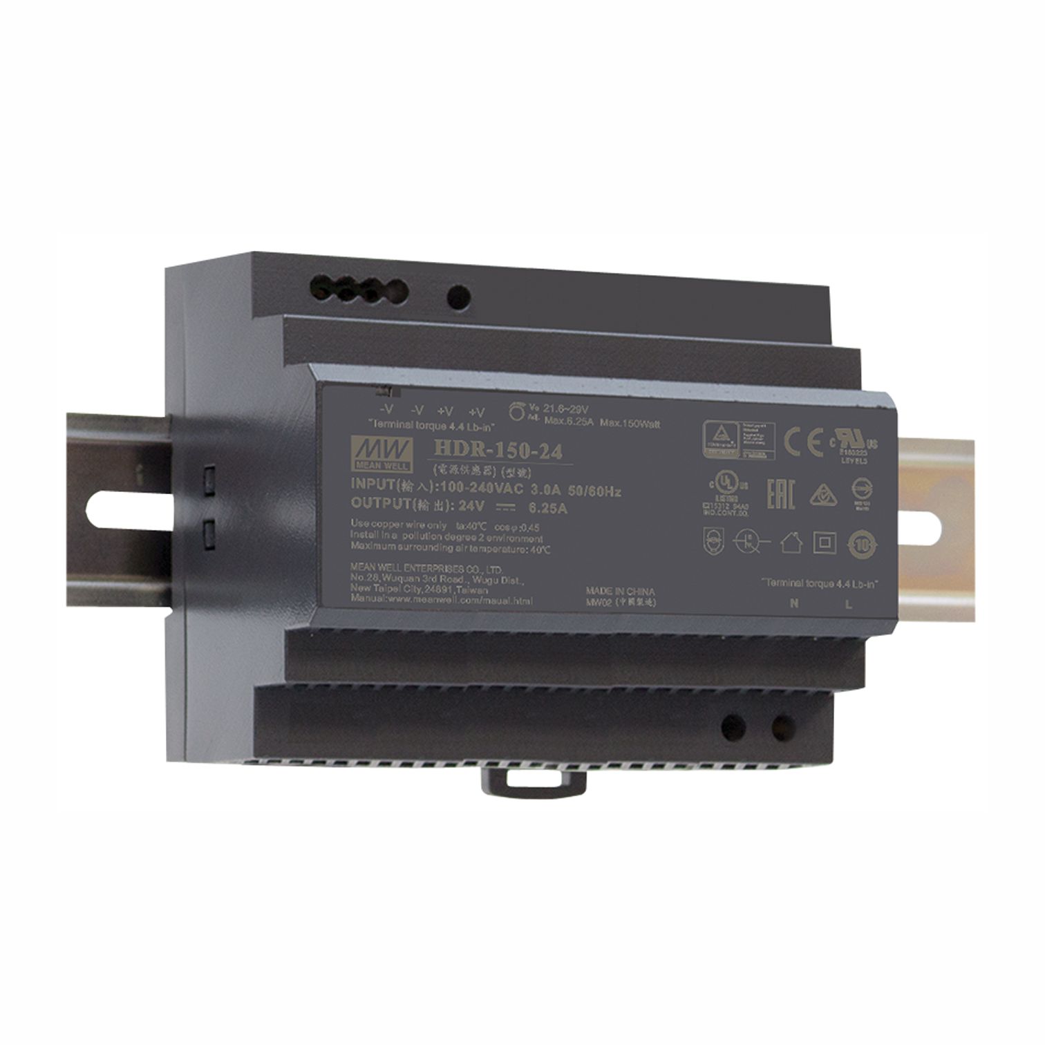 mean-well-hdr-150-series-serie-rail-power-supply-schienen-netzteil-meanwell 