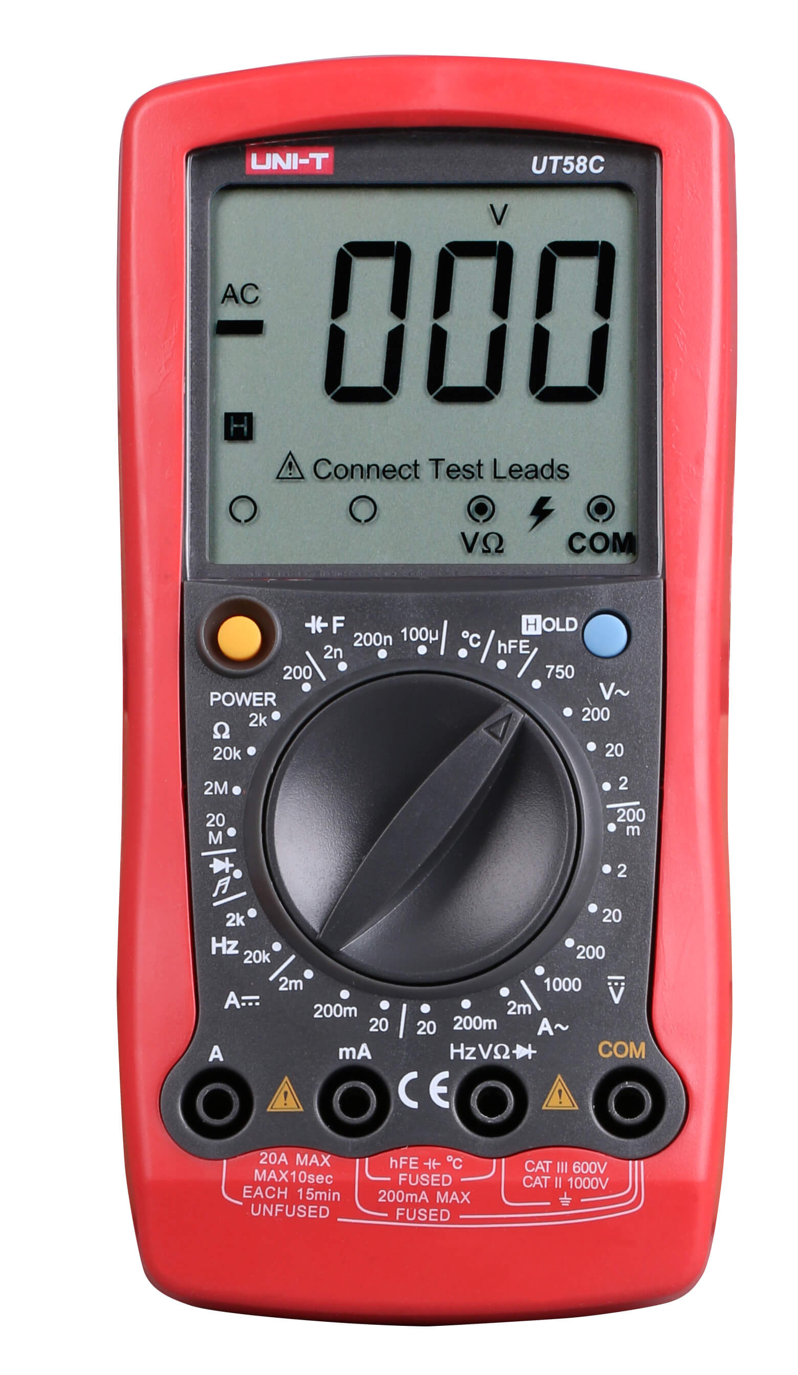 ut58c-digital-multimeter-uni-t-uni-trend-frontside-vorderseite 